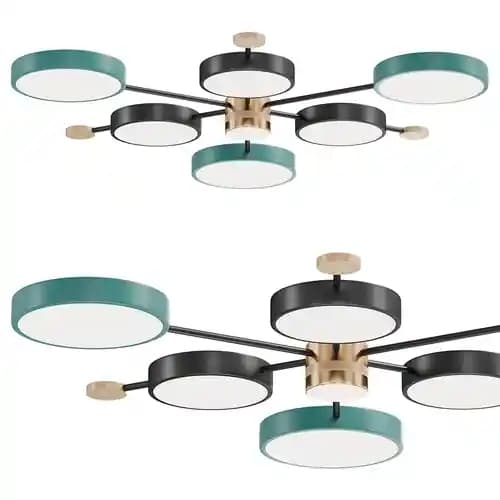 GY8907/3+3+1 BK+GR by Lumen Lux